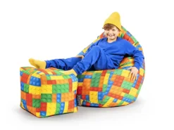 Sitting Point Sitzsack Bricks 220 l Bunt Bunt