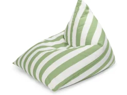 Clearance Sitting Point Sitzsack Calypso Santorin 300 l Streifen-Muster Grün