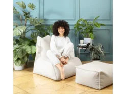 Sitting Point Sitzsack Jazz Woolly 260 l Natur