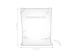 Online Sitting Point Sitzsack Swimming Bag Junior 350 l Orange