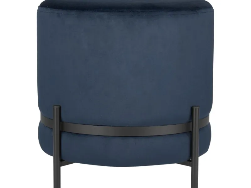 Hot Sitzhocker Dark Wonder Ø 43 cm H: 40 cm Dunkelblau