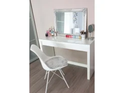 Andiamo Sitzkissen Lambskin Rund Kunstfell Hellgrau 40 cm x 40 cm