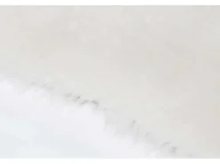 Andiamo Sitzkissen Lambskin Rund Kunstfell Weiß 40 cm x 40 cm