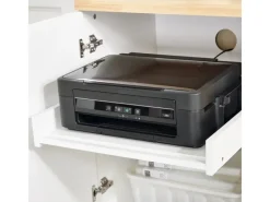 Sale SoBuy Aktenschrank Druckertisch mit 3 Schubladen und 1 Tür Sideboard für Büro ASK07-WN