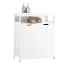 SoBuy Badkommode Kommode Sideboard Flurschrank Badezimmerschrank Weiß BZR121-W