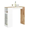 SoBuy Bartisch Esstisch Balkontisch Küchentisch Bistrotisch Stehtisch FWT99-WN
