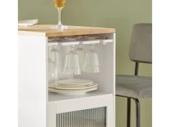 SoBuy Bartisch Esstisch Balkontisch Küchentisch Bistrotisch Stehtisch FWT99-WN