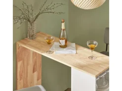 SoBuy Bartisch Esstisch Balkontisch Küchentisch Bistrotisch Stehtisch FWT99-WN