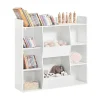 Discount SoBuy Bücherregal für Kinder Kinderregal Aufbewahrungsregal Standregal KMB55-W