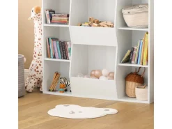Discount SoBuy Bücherregal für Kinder Kinderregal Aufbewahrungsregal Standregal KMB55-W
