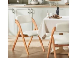 SoBuy Esszimmerstuhl Klappstuhl Küchenstuhl Polsterstuhl mit Lehne FST92-W