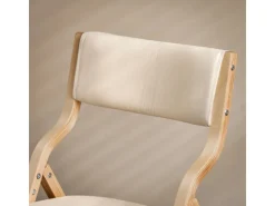 New SoBuy Esszimmerstuhl Klappstuhl Küchenstuhl Polsterstuhl mit Lehne FST40-W Beige