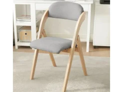 Online SoBuy Esszimmerstuhl Klappstuhl Küchenstuhl Polsterstuhl mit Lehne FST92-N Grau