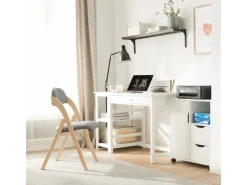 Online SoBuy Esszimmerstuhl Klappstuhl Küchenstuhl Polsterstuhl mit Lehne FST92-N Grau