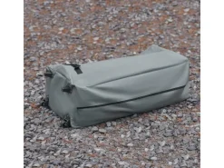 SoBuy 4in1-Zelt mit Campingliege für 2 Personen Metall Oxford-Nylon Grau OGS60-L-HG