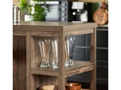 Clearance SoBuy Kücheninsel Freistehend Küchenschrank Sideboard Buffet Vintage SVW20-N