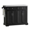 Best SoBuy Kücheninsel Küchenwagen Küchenschrank Servierwagen Schwarz FKW71-SCH