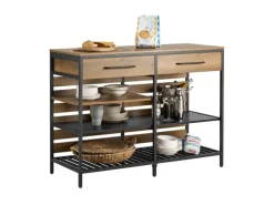 Sale SoBuy Kücheninsel Sideboard mit Schublade Kommode Küchenschrank Vintage FSB85-PF