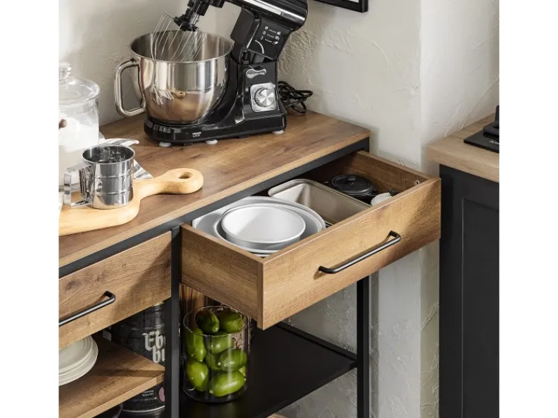 Sale SoBuy Kücheninsel Sideboard mit Schublade Kommode Küchenschrank Vintage FSB85-PF