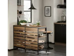 Sale SoBuy Kücheninsel Sideboard mit Schublade Kommode Küchenschrank Vintage FSB85-PF