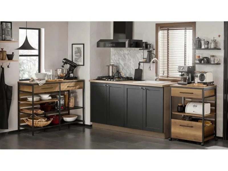 Sale SoBuy Kücheninsel Sideboard mit Schublade Kommode Küchenschrank Vintage FSB85-PF