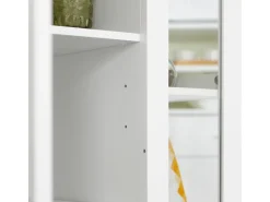 Clearance SoBuy Küchenwagen Servierwagen mit 3 Ablagefächern Küchenregal 60x90x40cm Weiß FKW75-WN