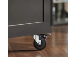 Discount SoBuy Küchenwagen Servierwagen mit 3 Ablagefächern Küchenregal 60x90x40cm Schwarz FKW75-SCH