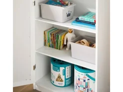 Discount SoBuy Kinder Kommode Kinderregal mit Tafel Kinder Bücherregal Weiß KMB43-W