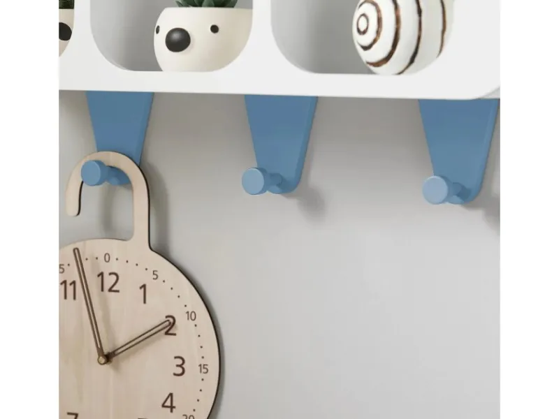 Discount SoBuy Kindergarderobe mit Tafel Kinderregal Bücherregal Weiß KMB86-W