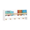 Online SoBuy Kindergarderobe mit Ablage Kinderregal Bücherregal Wandregal Weiß KMB78-W