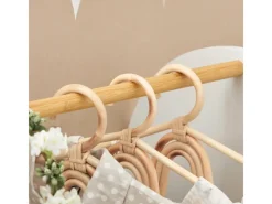 Clearance SoBuy Kinderkleiderschrank mit 3 Haken Kleiderständer mit Box KMB40-W Weiß