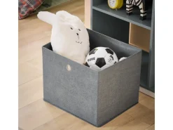 Discount SoBuy Kinderkleiderschrank mit 3 Haken Kleiderständer mit Box KMB40-HG Grau