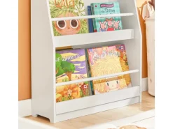 SoBuy Kinderregal Bücherregal für Kinder Wandregal Aufbewahrungsregal KMB45-W