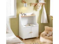 SoBuy Kinderregal Bücherregal Kinderzimmer Regal Aufbewahrungsregal KMB84-W