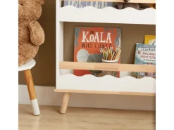 SoBuy Kinderregal Bücherregal für Kinder Wandregal Aufbewahrungsregal KMB77-W