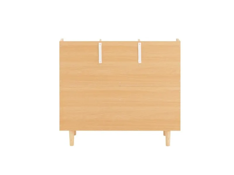 New SoBuy Kinderregal mit 5 Fächern Bücherregal Aufbewahrungsregal KMB111-N Natur