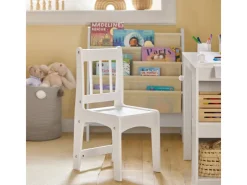 SoBuy Kindertisch mit 1 Stuhl Kindersitzgruppe Maltisch für Kinder KMB60-W
