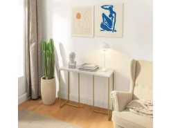 SoBuy Konsolentisch Flurtisch Dekotisch Sideboard Beistelltisch FSB58-G