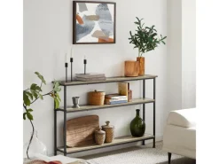 Sale SoBuy Konsolentisch mit 3 Ablagen Flurtisch Sideboard Vintage FSB49-PZ