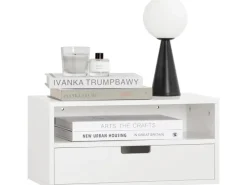 Discount SoBuy Nachttisch Nachtregal Nachtschrank Wandschrank Hängeschrank NKD03-W