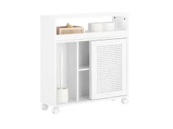 Sale SoBuy Nischenregal Nischenschrank mit Rollen Küchenregal Rollwagen 20cm BZR119-W