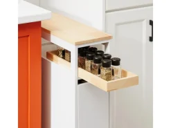 Sale SoBuy Nischenwagen mit 3 Schubladen Schmal Küchenregal Natur 20x79x51cm NSR11-WN