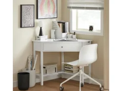 Clearance SoBuy Schreibtisch mit Ablage Arbeitszimmer MDF Weiß FWT31-W