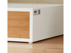 SoBuy Schubladenbox Aufbewahrungsbox Schreibtischorganizer 30×10×31cm FRG179-WN