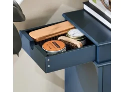 Online SoBuy Schuhschrank mit 4 Klappen Schuhkommode MDF Schuhregal 105x82x24cm Blau FSR79-B