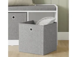 Best SoBuy Schuhtruhe mit Stauraum Sitzbank Schuhbank Weiß Holzwerkstoff FSR65-DG