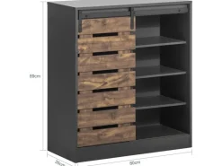 Online SoBuy Sideboard Schuhschrank Kommode Küchenschrank Flurschrank Lowboard FSB65-HG