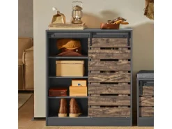 Online SoBuy Sideboard Schuhschrank Kommode Küchenschrank Flurschrank Lowboard FSB65-HG