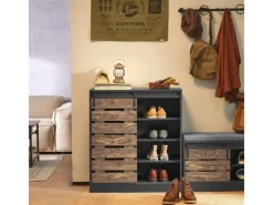 Online SoBuy Sideboard Schuhschrank Kommode Küchenschrank Flurschrank Lowboard FSB65-HG