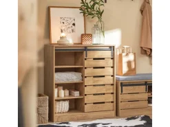 Hot SoBuy Sideboard Schuhschrank Kommode Küchenschrank Flurschrank Lowboard FSB65-N